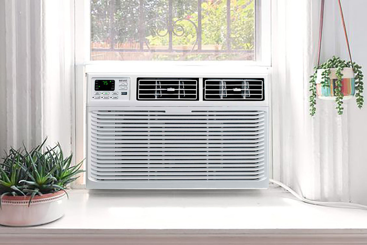 Bevoi 10,000 BTU EasyCool Window Air Conditioner with Remote BEV10WiNCC | 115V 15A in White