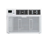 Bevoi 12,000 BTU energy-efficient window air conditioner with remote front view.