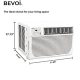 Bevoi 12,000 BTU Window Air Conditioner with Heat BEV12WiNHF | 220V 20A in White