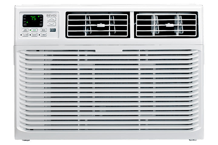 Bevoi BEV12WiNHFMID 12,000 BTU Window Air Conditioner Heat and Cool 220V 20A in White