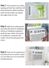 Bevoi 15,100 BTU EasyCool Window Air Conditioner with Remote BEV15WiNCC | 115V 15A in White