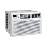 Bevoi BEV18WINHF 18,500 BTU window air conditioner with heat function, left side angled view 