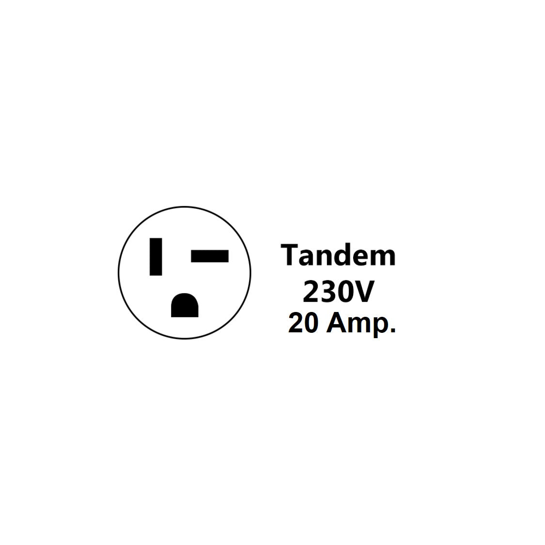 Perpendicullar Plug type for Bevoi 230V window AC