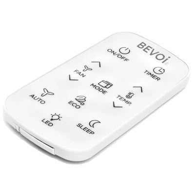 Bevoi BEV25WiNMIDHF remote control with multiple settings