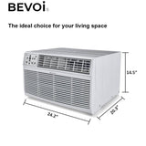 Bevoi 12,000 BTU Through-the-Wall Air Conditioner – Cooling Only BEVTTW121C |115V 15A in White