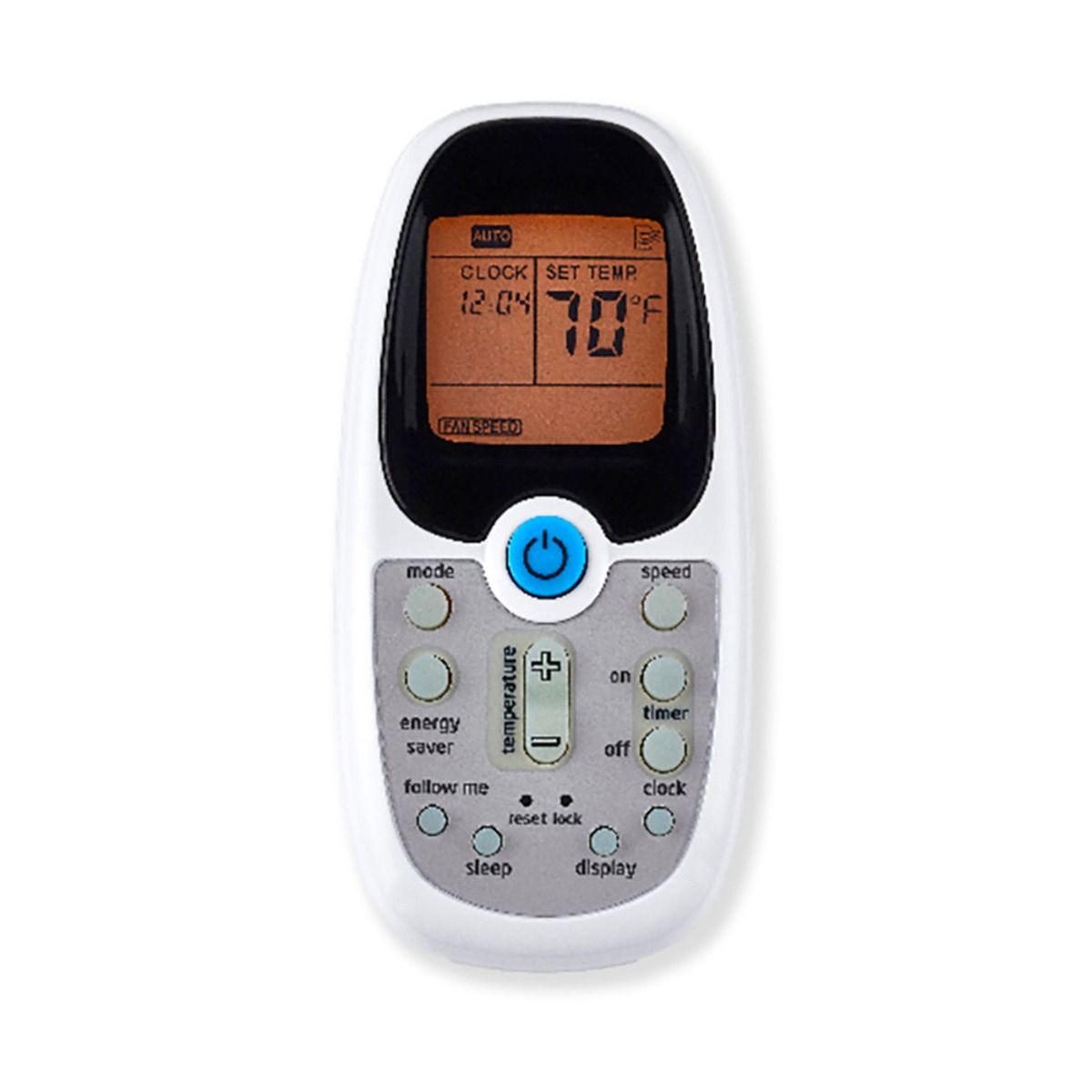 Bevoi BEV25WiNHF remote control with digital display and multiple settings