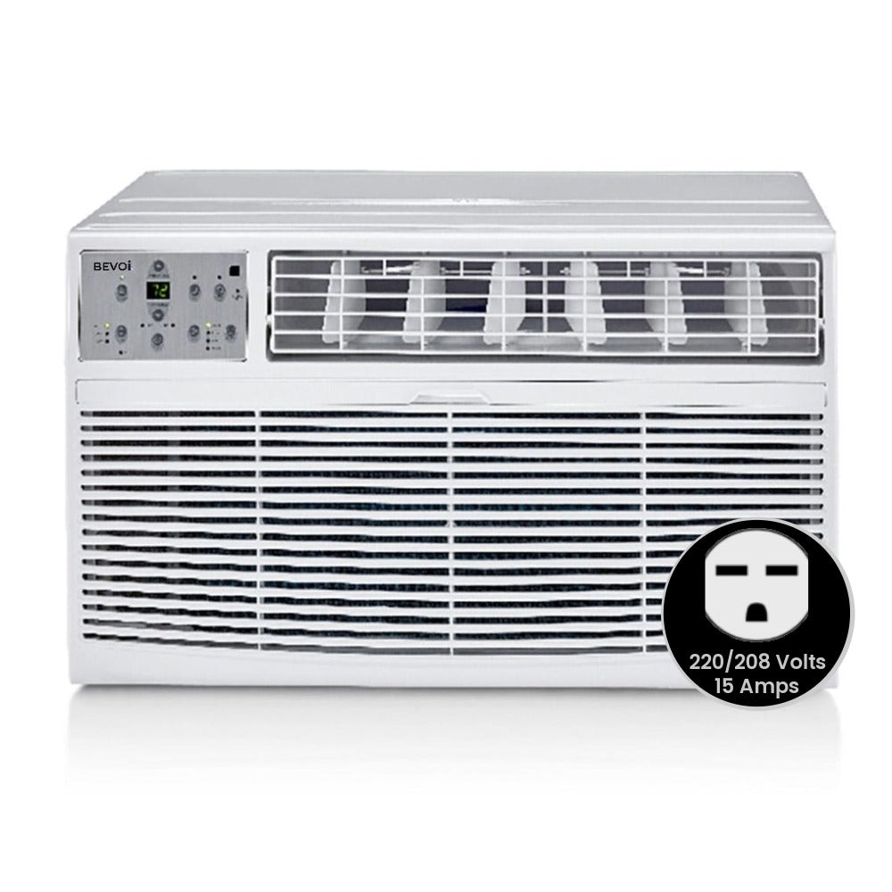 Bevoi 12,000 BTU Through The Wall Air Conditioner Cool Only BEVTTW122C | 230V 15A in White