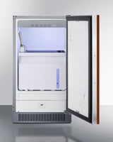 18" Wide Clear Icemaker, ADA Compliant (Panel Not Included) - (BIM182ADAIF)