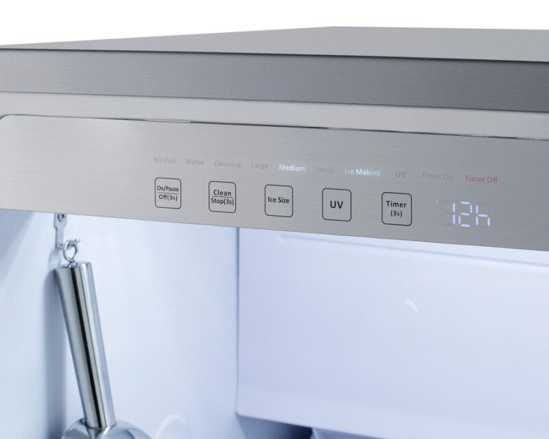 18" Wide Clear Icemaker, ADA Compliant (Panel Not Included) - (BIM182ADAIF)