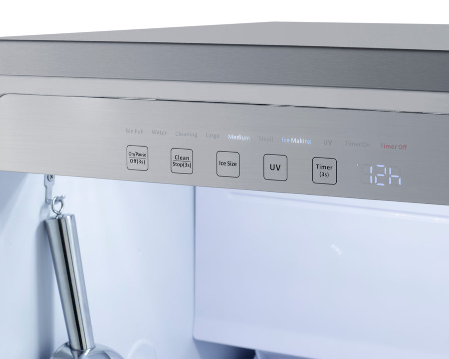18" Wide Clear Icemaker, ADA Compliant (Panel Not Included) - (BIM182ADAIFLHD)
