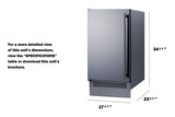 18" Wide Clear Icemaker - (BIM182LHD)