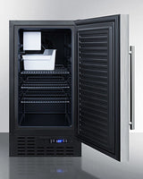 18" 8 Lb. Drain-free Icemaker, ADA Compliant - (BIM18SSADA)
