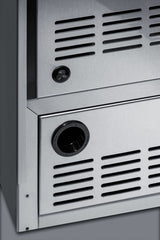 12 lb. Drain-Free Icemaker, ADA Compliant (Panel Not Included) - (BIM25H32IF)