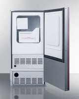 12 lb. Drain-Free Icemaker, ADA Compliant (Panel Not Included) - (BIM25H32IF)