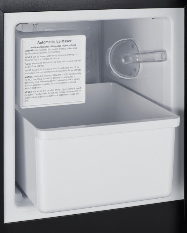 15 lb. Drain-Free Built-In Icemaker (Panel Not Included) - (BIM26IF)