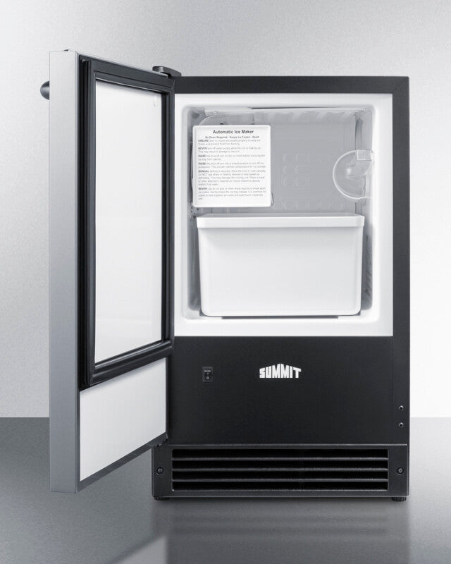 15 lb. Drain-Free Built-In Icemaker - (BIM26LHD)