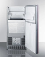 62 Lb. Clear Outdoor Icemaker (panel Not Included) - (BIM68OSGDRIF)
