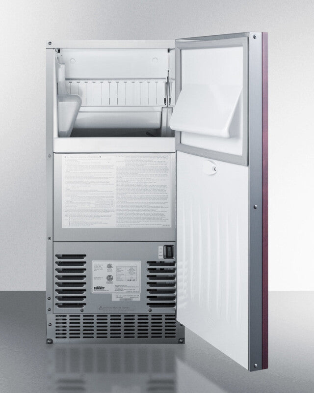 62 Lb. Clear Outdoor/indoor Icemaker (panel Not Included) - (BIM68OSPUMPIF)