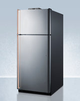 30" Wide Break Room Refrigerator-freezer With Antimicrobial Pure Copper Handles - (BKRF18PLCP)