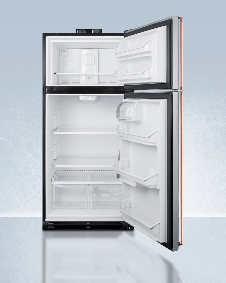 30" Wide Break Room Refrigerator-freezer With Antimicrobial Pure Copper Handles - (BKRF18PLCP)