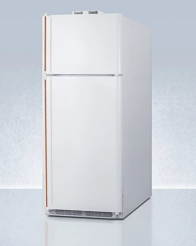 30" Wide Break Room Refrigerator-freezer With Antimicrobial Pure Copper Handle - (BKRF18WCP)
