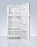 30" Wide Break Room Refrigerator-freezer With Antimicrobial Pure Copper Handle - (BKRF18WCP)