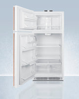 30" Wide Break Room Refrigerator-freezer With Antimicrobial Pure Copper Handle - (BKRF18WCPLHD)