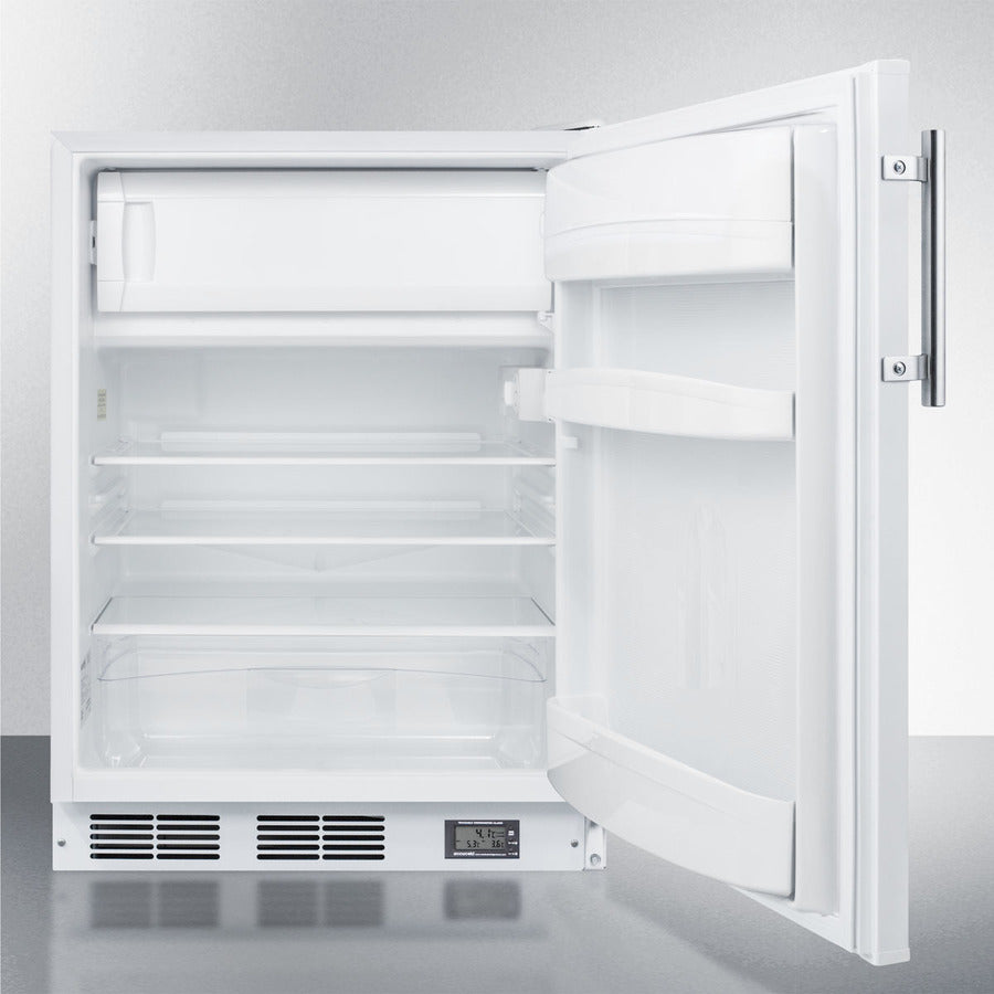 24" Wide Break Room Refrigerator-freezer, ADA Compliant - (BKRF661BIADA)