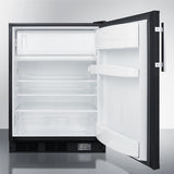 24" Wide Break Room Refrigerator-freezer - (BKRF663B)