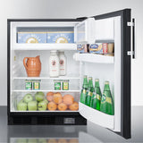 24" Wide Break Room Refrigerator-freezer, ADA Compliant - (BKRF663BBIADA)