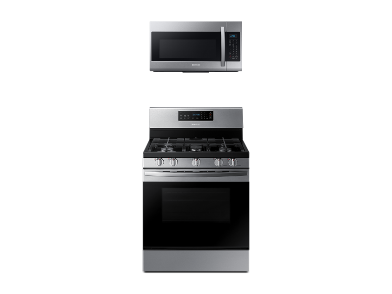 Freestanding Gas Range + Over-the-Range Microwave - (BNDL1580226046010)