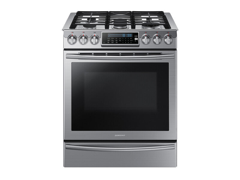 Slide-In Gas Range with True Convection + Over-the-Range Microwave - (BNDL1580226174992)