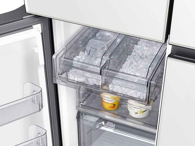29 cu. ft. Smart BESPOKE 4-Door Flex Refrigerator with Customizable Panel Colors featuring a Limited Edition Design - (BNDL1620073838814)