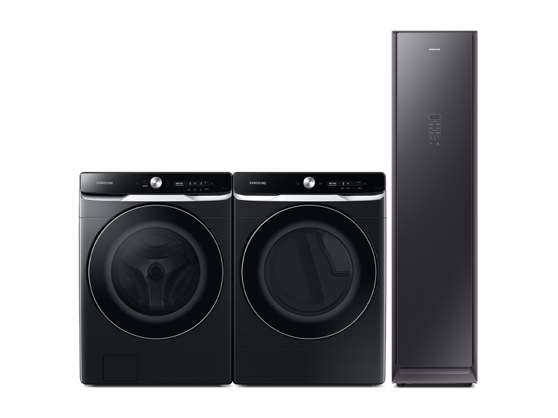AI Powered Smart Dial OptiWash Front Load Washer, AI Powered Smart Dial Super Speed Dry Dryer and AirDresser package - (BNDL1629234607661)