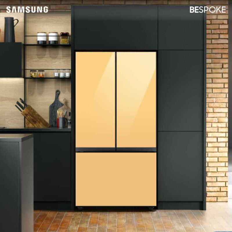 Bespoke 3-Door French Door Refrigerator (24 cu. ft.) with Beverage Center - (BNDL1650309518422)
