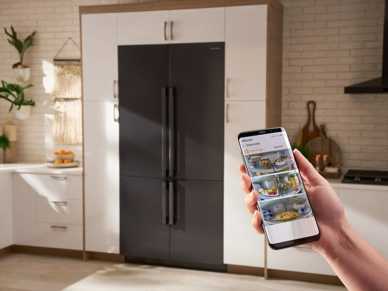 24 cu ft. Capacity 4-Door French Door Panel Ready 42" Built-In Chef Collection Refrigerator - (BRF425200AP) - SAMSUNG