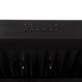ZLINE 36 in. 600 CFM Ducted Under Cabinet Range Hood in Black Stainless Steel (BS623-36) - (BS62336) -