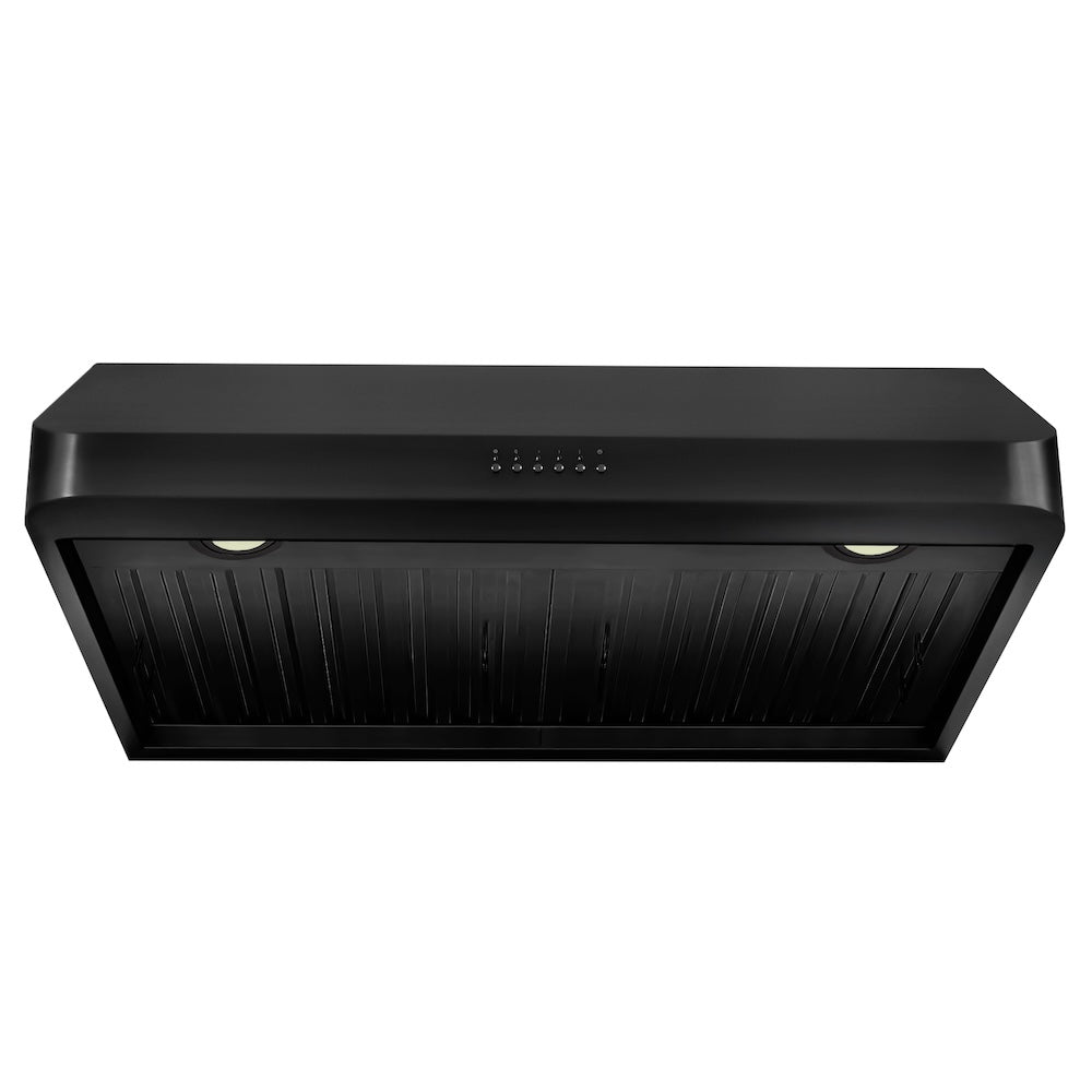 ZLINE 36 in. 600 CFM Ducted Under Cabinet Range Hood in Black Stainless Steel (BS623-36) - (BS62336) -