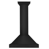 ZLINE 30 in. Convertible Black Stainless Steel Wall Mount Range Hood With Black Stainless Steel Handle (BSKB4X-30) - (BSKB4X30) -