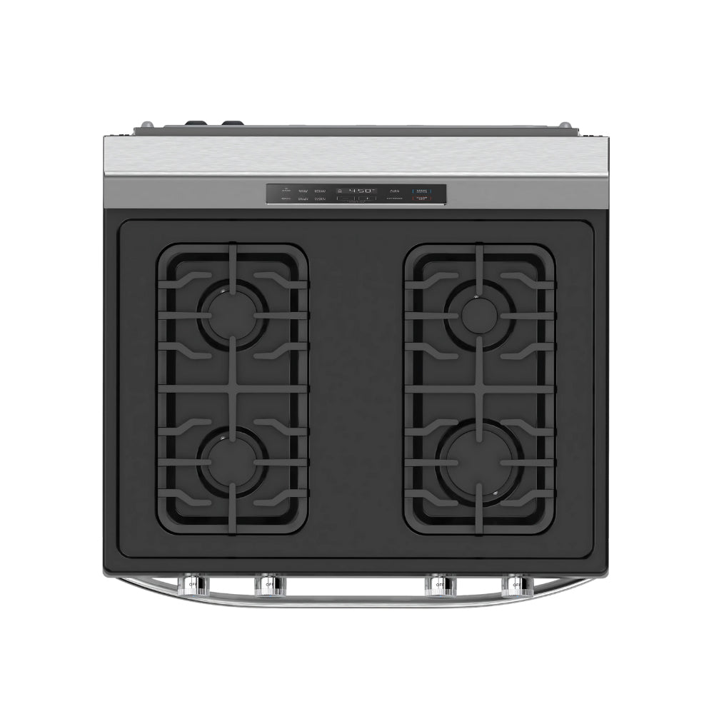 Bevoi BSPGG3003SS 30 inch Freestanding Rear Control OPP Gas Range in Stainless Steel