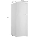 Bevoi BVIREF10W 10.1 cu. ft. Top Freezer Refrigerator White - (BVIREF10W)