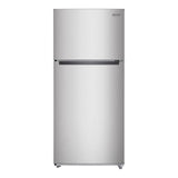 Bevoi BVIREF18NHSS 18 cu. ft. stainless steel top freezer refrigerator, front view