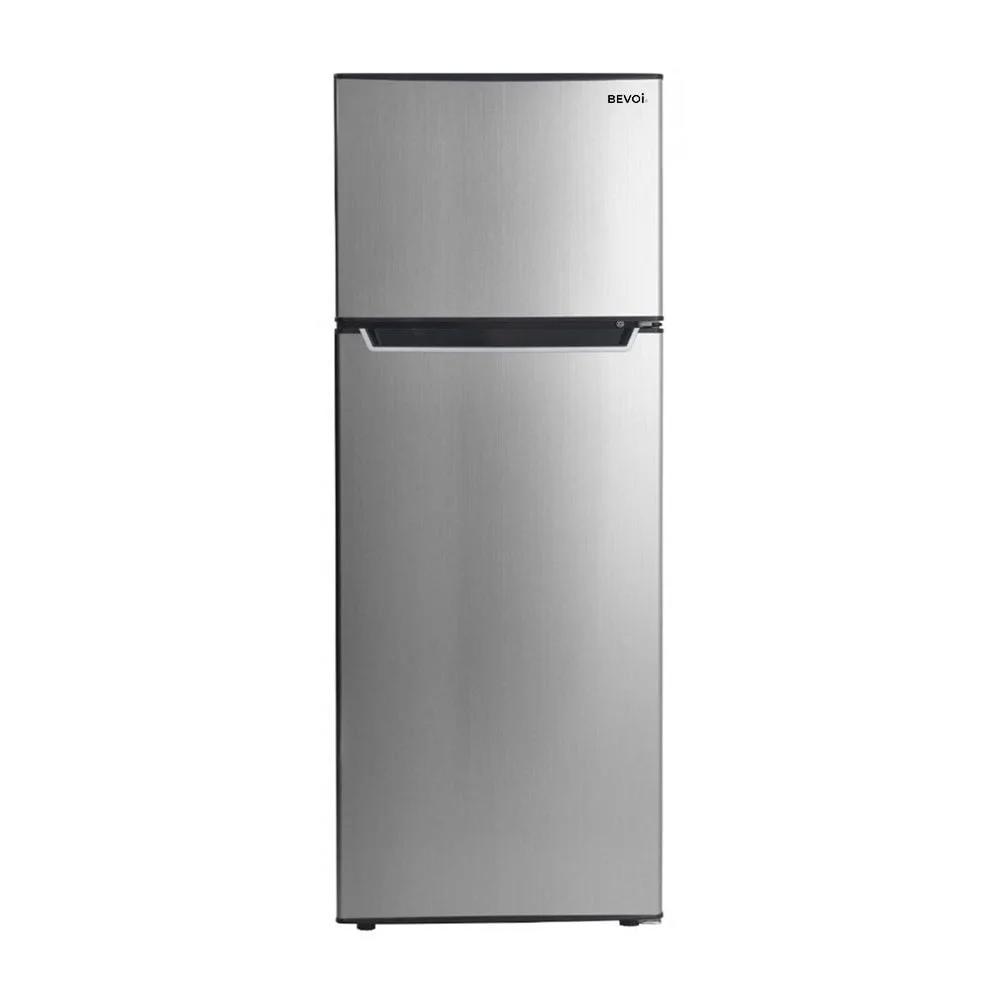 Bevoi 7.3 cu. ft. Stainless Steel Top Freezer Apartment Refrigerator â€“ BVIREF7SS