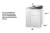30" Wide All-In-One Kitchenette - (C30IND)