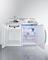 48" Wide All-in-one Wellness Room Kitchenette - (C48ELMC)