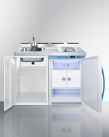 48" Wide All-in-one Wellness Room Kitchenette - (C48ELMCLK)