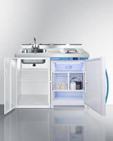 48" Wide All-in-one Wellness Room Kitchenette - (C48ELMCLK)