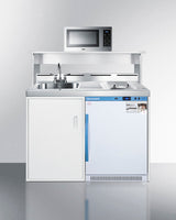 48" Wide All-in-one Wellness Room Kitchenette With Microwave - (C48ELMCMW)