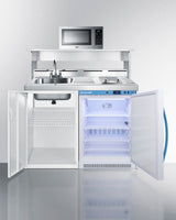 48" Wide All-in-one Wellness Room Kitchenette With Microwave - (C48ELMCMW)