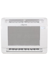 Comfort-Aire VHP mini-split floor console installed against a wall
